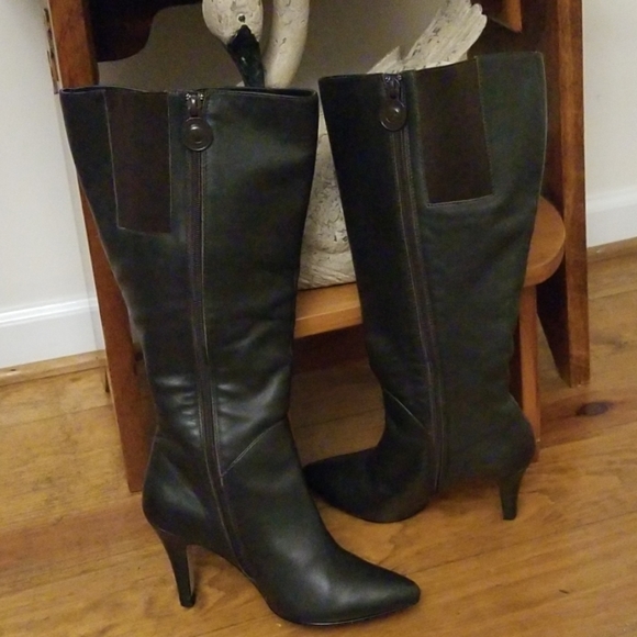 Amazing brown leather boots - Picture 3 of 8